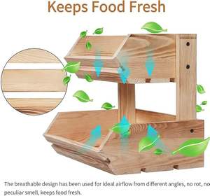 Cesta, cesta de madera compacta, cesta de madera profunda, cesta de madera ancha, cesta de madera estrecha - Product Image 4