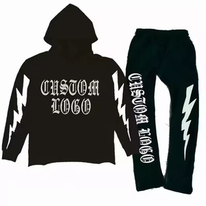 Latest Design Men Tracksuit Top Trending Tracksuits with Custom Logo High Quality Full Sleeve Jogger Set Men Tracksuit - Product Image 3