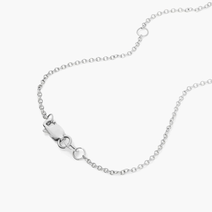 Collar de Cadena Fina de Plata de Ley 925 con Diamantes Moissanite, Joyería Elegante y Minimalista para Mujer, Regalo de Moda - Product Image 6