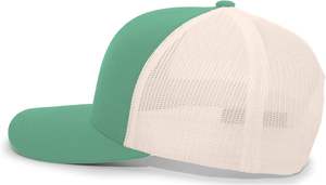 Casquette Trucker en Maille Verte à 6 Panneaux, Réglable avec Fermeture Snapback, Style Décontracté Unisexe, Idéale Printemps-Été - Product Image 4