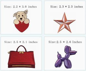 Patchs brodés personnalisés en coton, thermocollants, pour chapeaux, vestes, vêtements, sacs, sacs à dos, jeans, accessoires DIY - Product Image 1