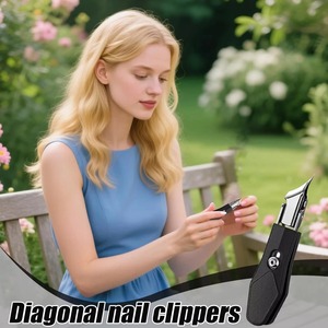 ที่ตัดเล็บมือเล็บเท้าแบบโค้ง ทนทาน ทำจากสแตนเลสอย่างดี ป้องกันการกระเด็น  คมกริบ ขนาดใหญ่ สำหรับเล็บหนา อุปกรณ์ทำเล็บมือเล็บเท้า - Product Image 6