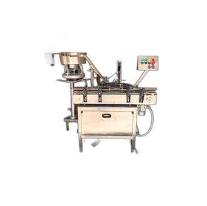 Machine de remplissage, de bouchage et de capsulage volumétrique automatique électrique contrôlée par PLC pour bouteilles de sirop, produits nutraceutiques et fûts, haute vitesse - Product Image 5