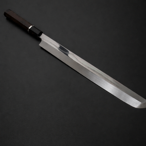 Cuchillo de chef ambidiestro hecho a mano con hoja de acero inoxidable y mango de ébano, cuchillo de cocina multiusos de acero para cocinar. - Product Image 1