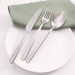 Stainless Steel Cutlery Set Wholesale Premium Flatware Spoon Fork <b>Knife</b> Durable Dishwasher <b>Safe</b> Hotel Restaurant Home Dining - Product Image 2