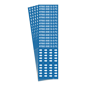 Tuyau flexible pour oxyde nitreux, marqueur 50-55 PSI, pour lignes de gaz de laboratoire et médicales - Product Image 3