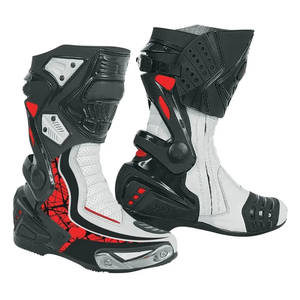 Best Quality Waterproof Breathable 100% Genuine Leather Material Custom Made Motorbike Racing <b>Boots</b> For Racing Men Shoes - Product Image 4