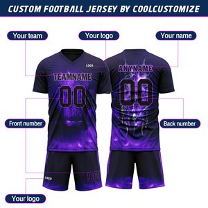 เสื้อฟุตบอลเยาวชนชาย ชุดทีมแบบกำหนดเอง ชุดกีฬาสั่งทำพิเศษ สั่งซื้อจำนวนมาก - Product Image 6