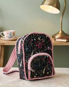 Floral Hand-painted Embroidery Cotton Tote <b>Bag</b> with Striped Strap Lightweight <b>Beach</b> <b>Large</b> Shoulder Handbag for Daily Travel - Product Image 2