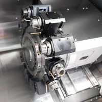 Centre d'usinage CNC avec capacité de tournage et de fraisage de haute précision pour composants filetés et arbres en acier inoxydable