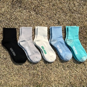 [Woolsoom] Chaussettes en laine mérinos Walk Crew, longueur mi-mollet, ajustement confortable, style chaussettes d'extérieur - Product Image 4