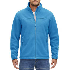 <b>Mens</b> Thermal Fleece Winter Bomber Jacket with Zipper Pockets Casual Full Zip up Coat Windproof Work Outerwear Trekking Jackets - Product Image 3