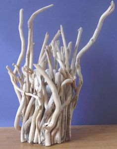 Porte-bougie en bois flotté naturel à 5 branches, décoration rustique pour la maison, fabriqué au Vietnam - Product Image 3