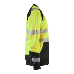 Sweat à capuche noir unisexe de sécurité en polyester, réfléchissant classe 3, ignifuge, détectable par détecteur de métaux, pour vêtements de travail d'hiver - Product Image 3