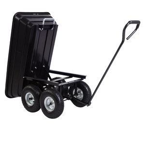 Carreta de Jardín para Patio, Césped y Granja, 7.0 Pies Cúbicos, Carretilla de Polipropileno de Alta Calidad, Capacidad de 300 kg, ODGGAR027 - Product Image 1