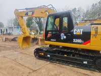 Excavadora Usada CATT 320d2L, Máquinas de Construcción de 20 Toneladas, Excavadora CATT 320D2L, Pocas Horas de Trabajo, Origen Japón, en Venta