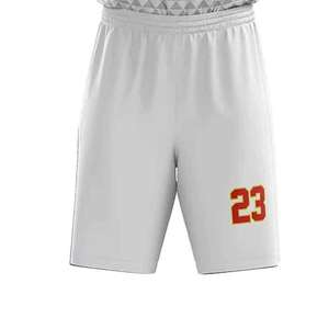 ชุดบาสเก็ตบอลชายคุณภาพสูง วัสดุโพลีเอสเตอร์ 100% น้ำหนักเบา รับสั่งทำโลโก้และชื่อผู้เล่น บริการ OEM - Product Image 6