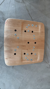 Siège de chaise de bureau en panneau de contreplaqué moulé sur mesure avec cadre interne et pieds de soutien renforcés, conception ergonomique incurvée de qualité commerciale - Product Image 4