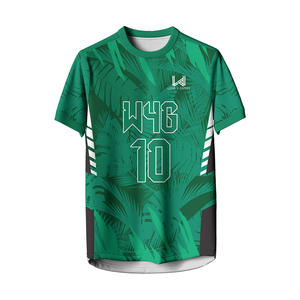 Maillot d'entraînement de football personnalisé, léger, respirant, à manches courtes, motif uni, de haute qualité - Product Image 5