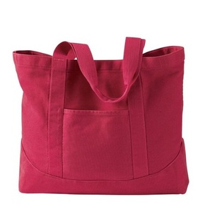 Sac de bateau en toile avec impression de logo personnalisé, grande capacité, sacs fourre-tout en toile, sacs de shopping, sac de plage et de pique-nique, poignée longue, durable et de bonne qualité - Product Image 4