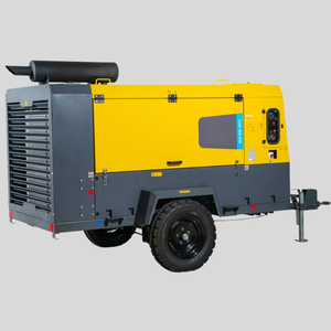 OEM Manufacturer Portable Diesel Screw Air Compressor 385-500 CFM 10-35 <b>Bar</b> Engine for Drilling & Mining - Product Image 5