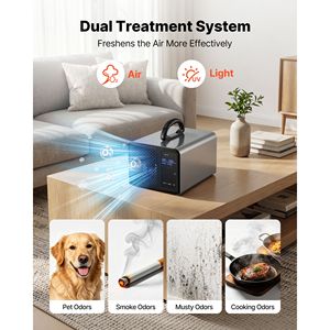 Générateur d'ozone commercial 36000mg/h avec écran tactile LCD, démarrage retardé de 15 secondes et minuterie pour hôpital et voiture - Product Image 3