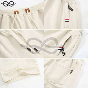 Pantalones Cortos Deportivos Personalizados para Hombre, Estilo Urbano, de Algodón, con Bolsillos, Casuales, para Entrenamiento, Bordados, Ecológicos - Product Image 4