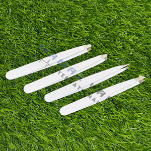 Pinzas Personalizadas para Pestañas, Pinzas de Alta Precisión para Cejas y Pestañas, Herramienta de Belleza Profesional de Acero Inoxidable - Product Image 1