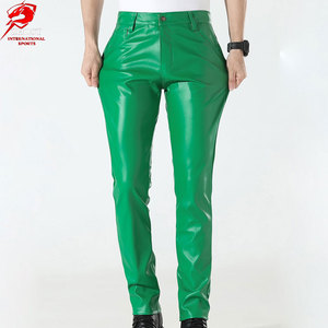 Genuine <b>Leather</b> <b>Pants</b> Durable Smooth Finish Comfortable Fit Classic For Business Casual Travel Wears - Product Image 1