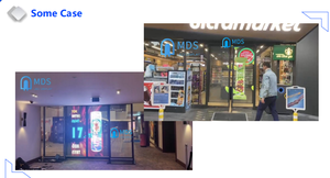 Écran d'affichage de vitrine MDS Haute luminosité, Écran <span class=keywords><strong>OLED</strong></span>/<span class=keywords><strong>LED</strong></span> transparent comme du verre Autocollant d'affichage - Product Image 6