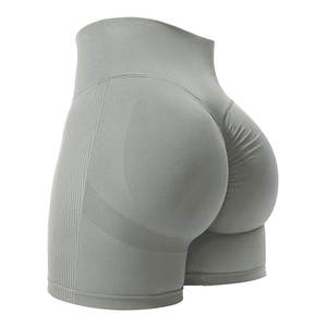 Shorts de yoga taille haute sans coutures effet ventre plat pour l'entraînement, la gym, le cyclisme, la course, le fitness et la détente - Product Image 3