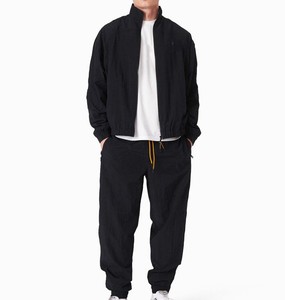 Custom <b>Men's</b> Polyester Zip up Blank Oversized Reflective Windproof <b>Jacket</b> and <b>Track</b> Pants Sets Nylon Tracksuits <b>for</b> <b>Men</b> - Product Image 2