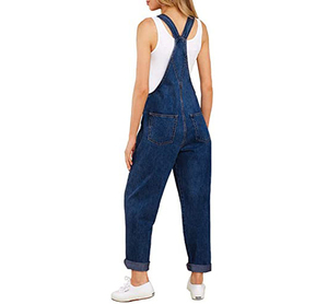 Fabrication OEM sur mesure Combinaison en jean vintage pour femme Printemps/Été Couleurs et tailles personnalisées Haute qualité Couleurs résistantes à la décoloration pour - Product Image 5