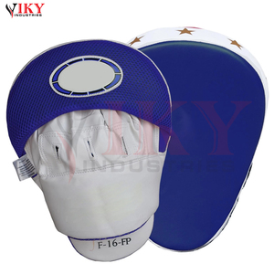 Nouvel Arrivage – Protège-Mains de Sparring Entièrement Personnalisables, Légers, OEM/ODM, Bleus et Blancs, Couverture Complète des Doigts pour le Kickboxing - Product Image 2