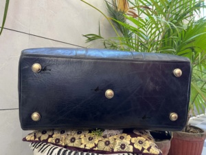 Sac de voyage unisexe en cuir véritable fait main, grand format, multi-usages, avec fourrure, collection Hot Sale - Product Image 4