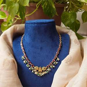 Trendy Designer Gold Plated Zircon and Pearl Earring Set for Wedding - Product Image 5