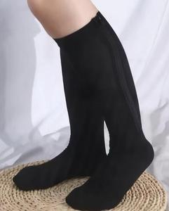<b>Men's</b> Compression <b>Socks</b> Solid Color Knitted Spandex/Nylon Breathable Summer <b>Sports</b> Wear - Product Image 4