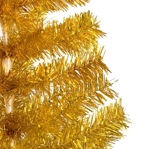 59.1 d'oro \ "albero di natale artificiale Pre-illuminato per animali domestici con Set di palline - Product Image 2