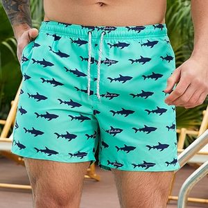 Shorts de bain à séchage rapide pour hommes, essentiels pour les vacances à la plage - Product Image 1