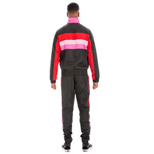Ensemble de survêtement coupe-vent personnalisé pour homme, coupe ample, respirant, en nylon et polyester, style streetwear, collection printemps - Product Image 2
