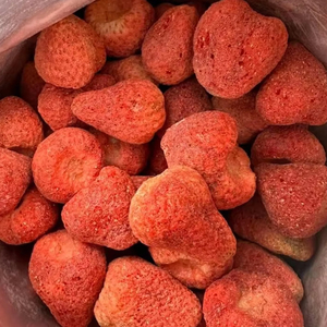 Fraises lyophilisées de qualité supérieure, matière première naturelle du Vietnam pour la production de snacks, garnitures de desserts, ingrédients alimentaires. - Product Image 1