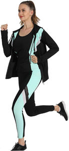 Conjuntos de Ropa Deportiva para Mujer, Ropa de Gimnasio, Trajes Deportivos, Chaqueta, Pantalones, Conjunto de 3 Piezas - Product Image 2