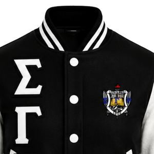 Chaqueta Corta de Satén con Cierre para Mujer Sigma Gamma Rho, Chaqueta Bomber Elegante, Ropa Casual de Sororidad, Ropa Urbana Ligera - Product Image 3