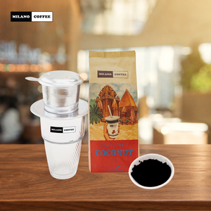 Café Tradicional con Coco 250g, Café Milano Arábica Tueste Medio, Paquete de Café Molido - Product Image 3