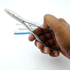 คีมต่อผมสินค้ามาใหม่คีมลูกปัดไมโคร2รูพร้อมอุปกรณ์ต่อผมสีเงินสแตนเลสเกรดมืออาชีพ - Product Image 1