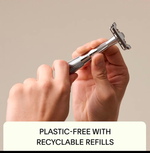 Professional Double Edge Safety <b>Razor</b> Reusable Lightweight Eco-Friendly Stainless Steel Manual <b>Razor</b> for <b>Men</b> - Product Image 2