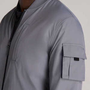 Customizable High Quality Eco-Friendly <b>Vintage</b> Waterproof <b>Bomber</b> <b>Jacket</b> Causal Wear Trending Design Men <b>Bomber</b> <b>Jacket</b> - Product Image 4