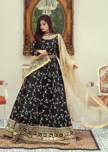 <b>Women</b> bridal <b>lehenga</b> embroidered designer wedding ethnic wear blouse dupatta set wholesale - Product Image 1