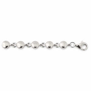 Pulsera de Eslabones Geométricos para Mujer, Acabado Pulido Brillante, Corte Redondo, Engaste de Bisel, Elegante, para Fiestas, Bodas, Uso Diario, Joyería Namivaa - Product Image 2