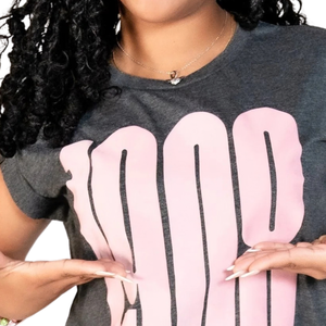 Charcoal BIG 1908 Energy Muscle Tee Women Light Pink Graphic <b>Sleeveless</b> Tank <b>Top</b> Casual Crew Neck Relaxed Fit Fashion Workout - Product Image 6